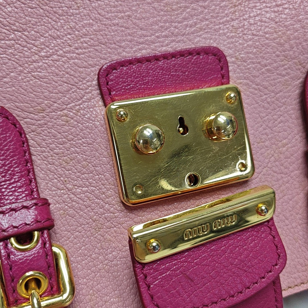 Calfskin Tote Bag Pink
