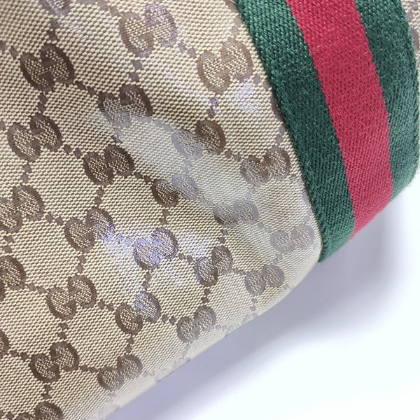 Monogram Coated Canvas Tote Bag Beige