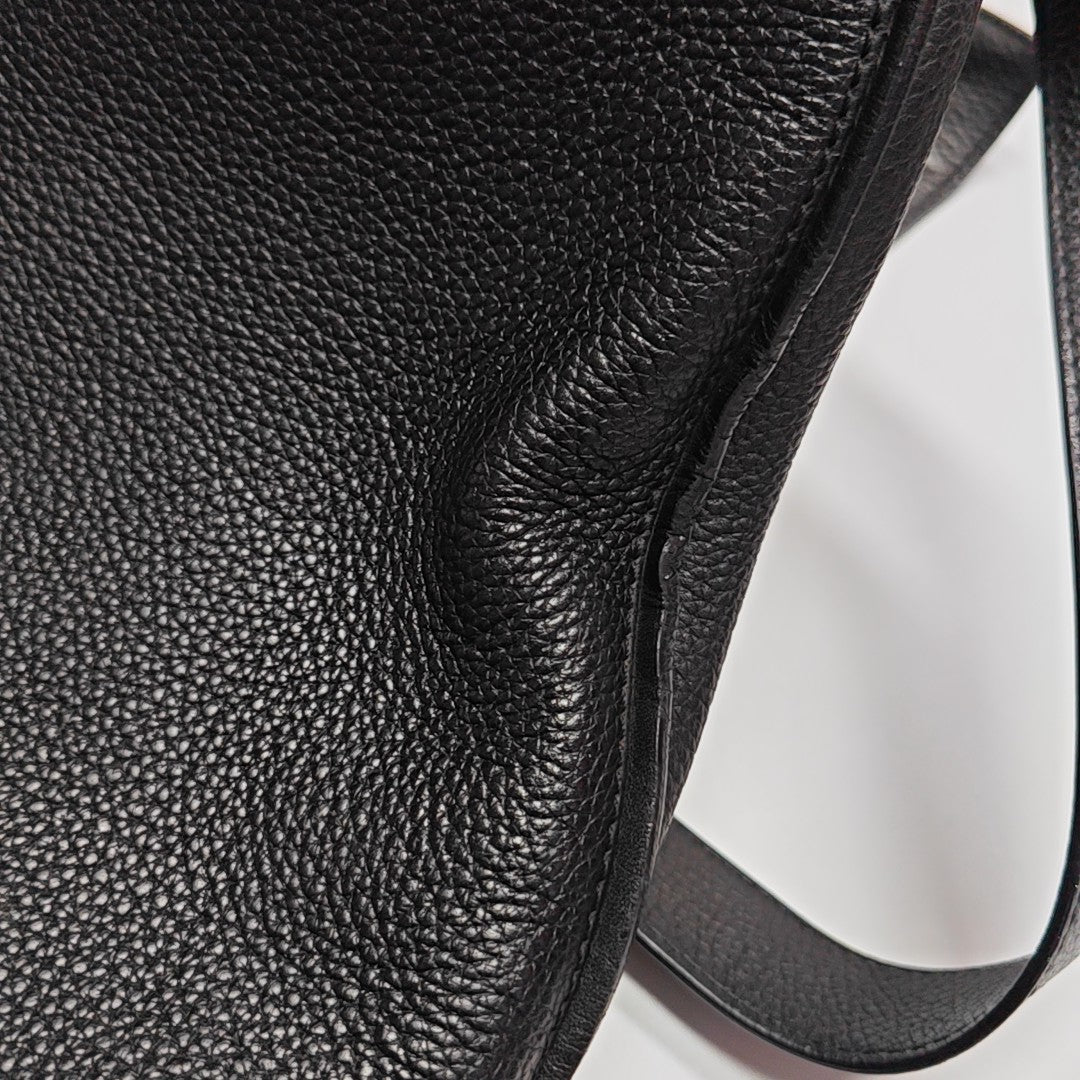 Calfskin Crossbody Bag Black