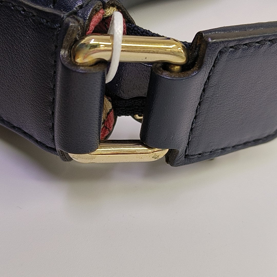 Canvas Top Handle Bag Blue