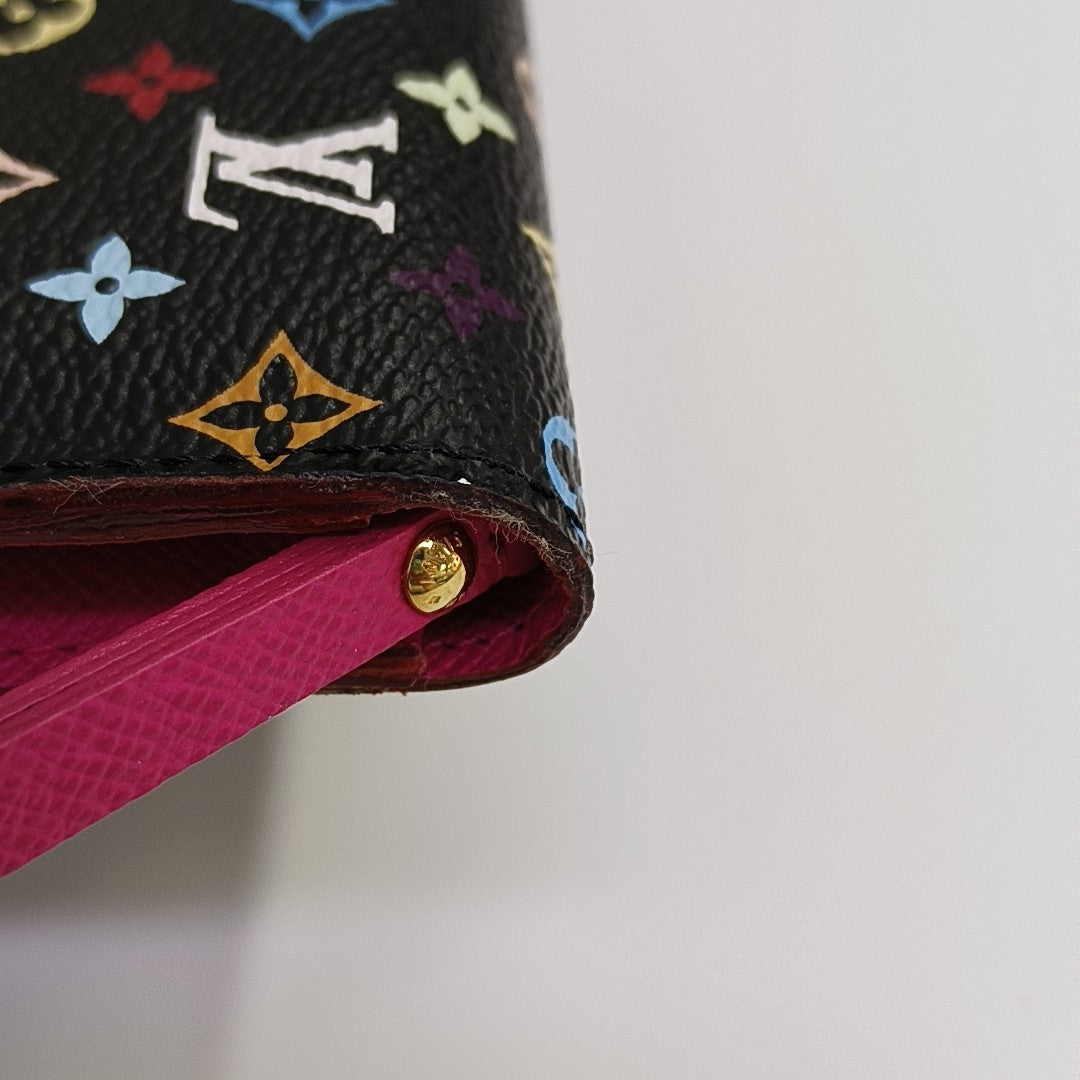LV × TM INSOLITE Monogram Coated Canvas Black Wallet
