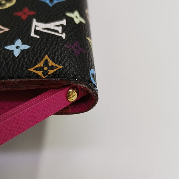 LV × TM INSOLITE Monogram Coated Canvas Black Wallet