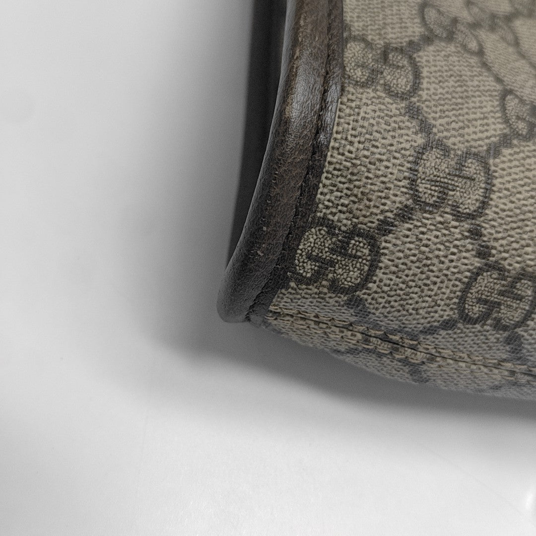 Rajah Monogram Coated Canvas Beige