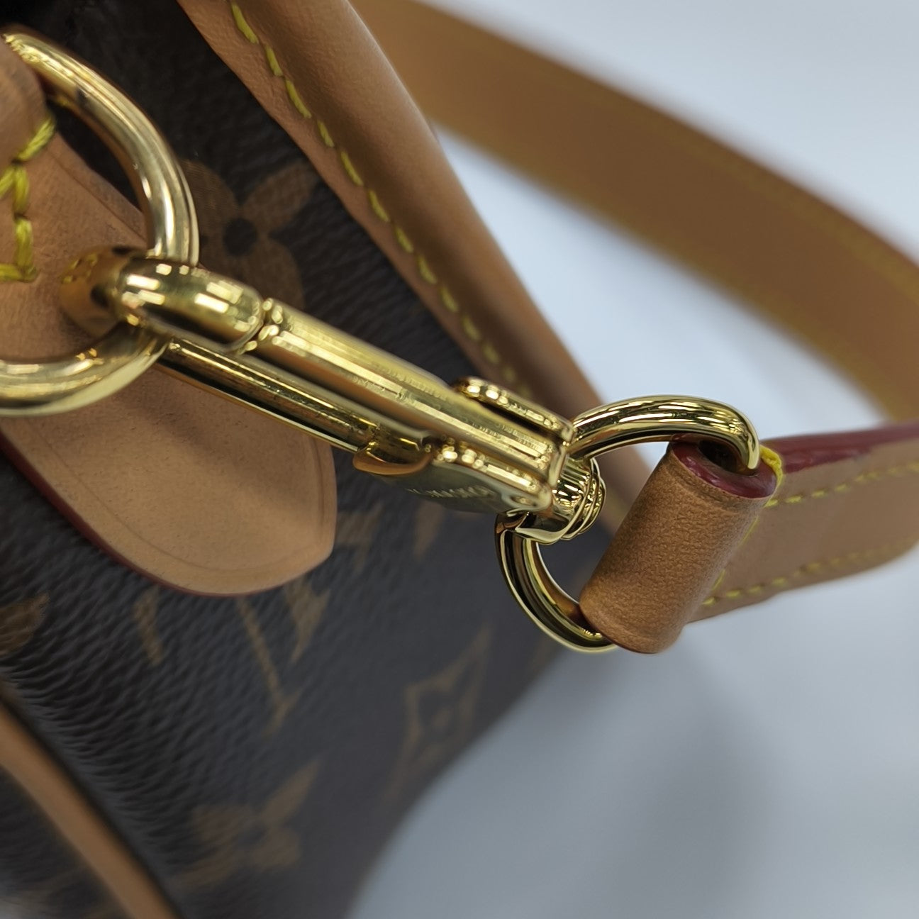 DIANE Monogram Coated Canvas Brown