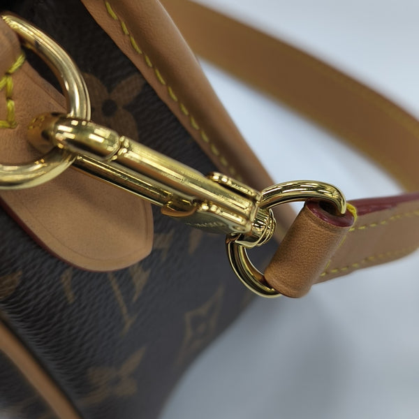 DIANE Monogram Coated Canvas Brown