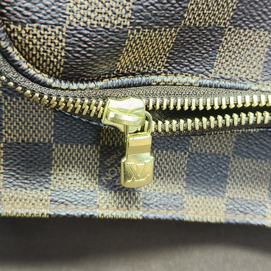 MELVILLE Damier Ebene Coated Canvas Brown