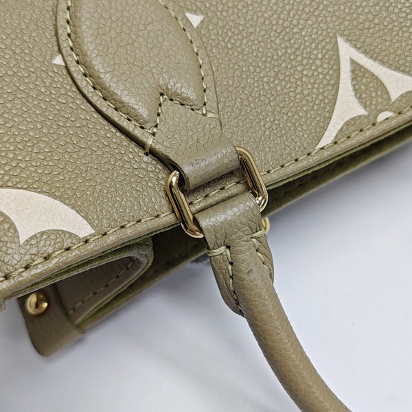 ONTHEGO PM Monogram Calfskin Green
