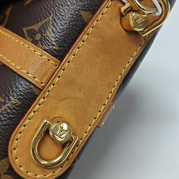 DUFFLE Monogram Coated Canvas Brown