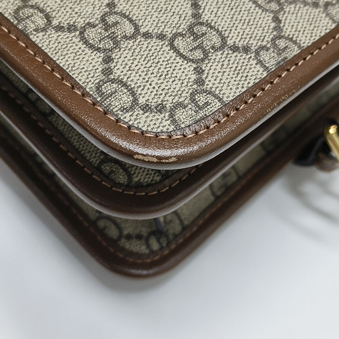 Retro Mini Monogram Coated Canvas Beige