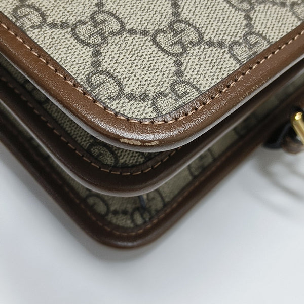 Retro Mini Monogram Coated Canvas Beige