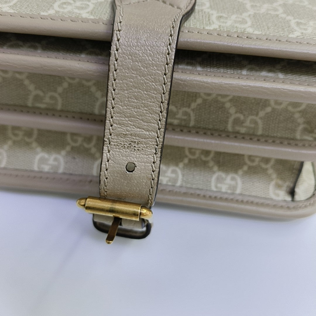 Retro Monogram Coated Canvas Beige