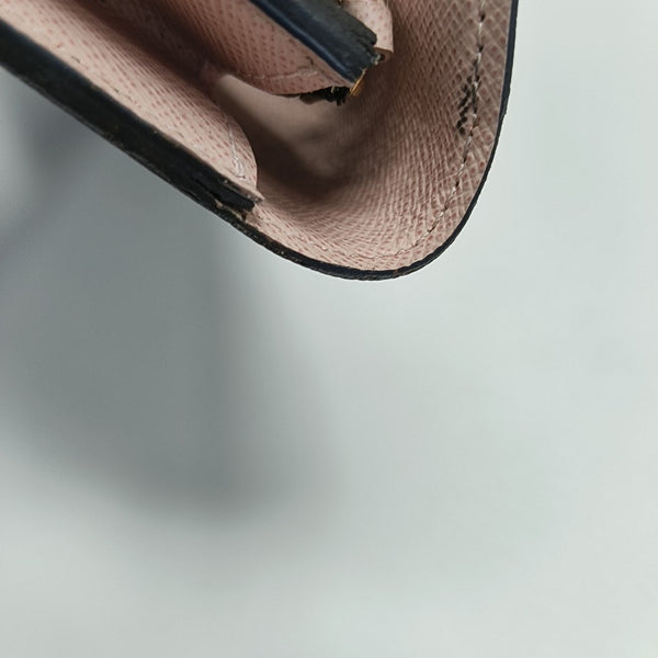 EMILIE Monogram Coated Canvas Brown Wallet