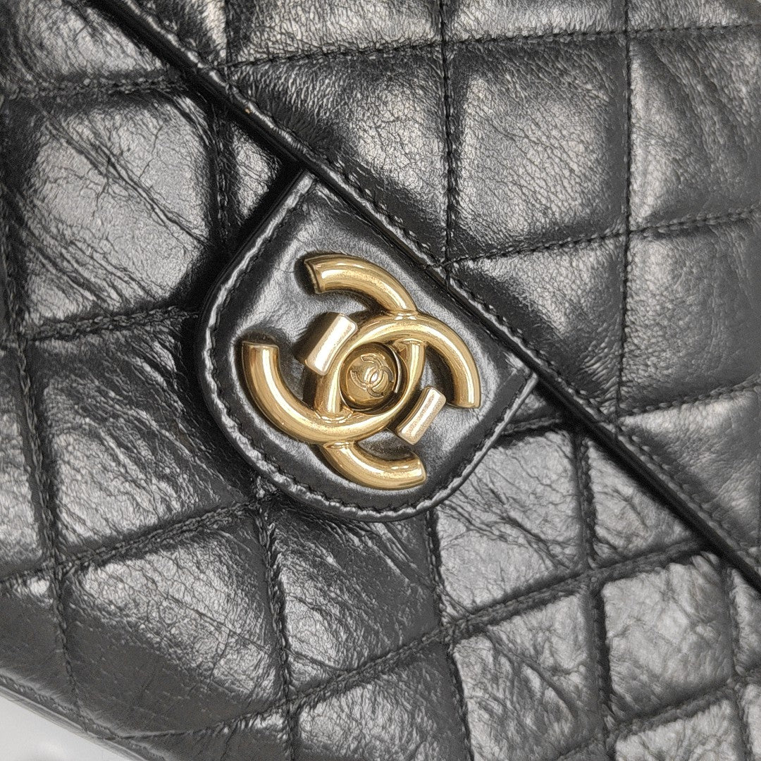 PREFECT EDGE Quilted Calfskin Black