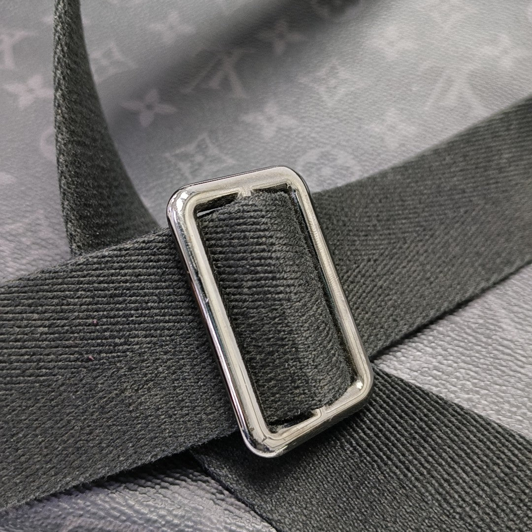 DISTRICT MM Damier Graphite Coated Canvas Black