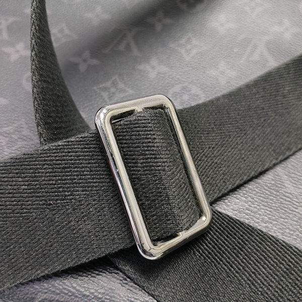 DISTRICT MM Damier Graphite Coated Canvas Black