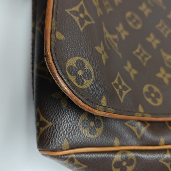 VALMY Monogram Coated Canvas Brown