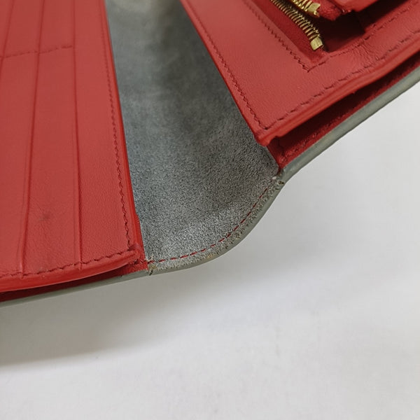 STRAP Large Calfskin Gray Wallet