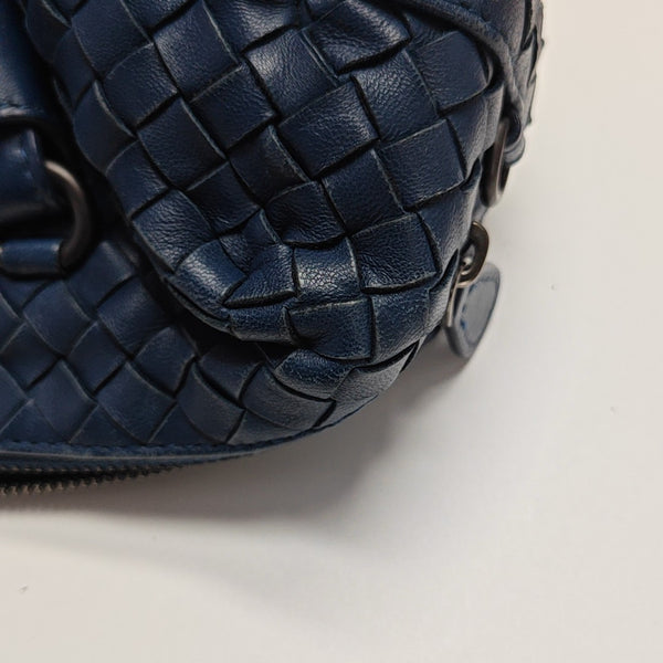 Lambskin Shoulder Bag Blue