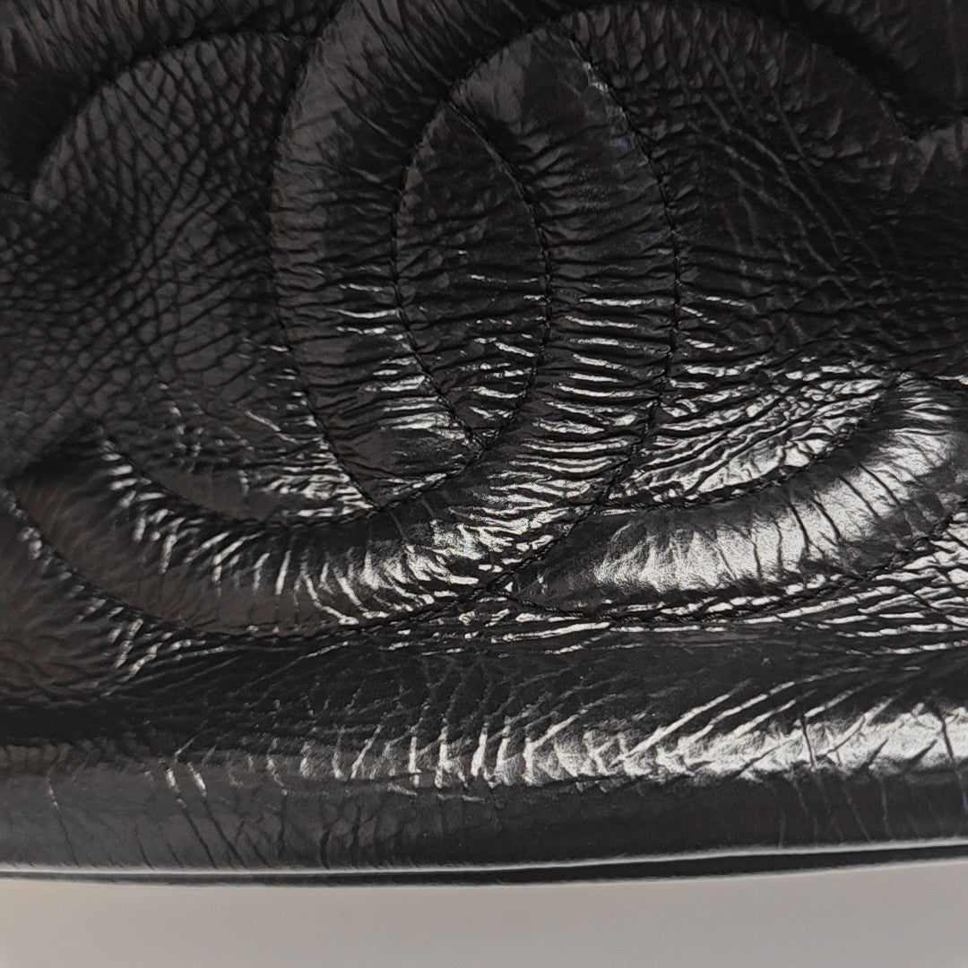Calfskin Shoulder Bag Black