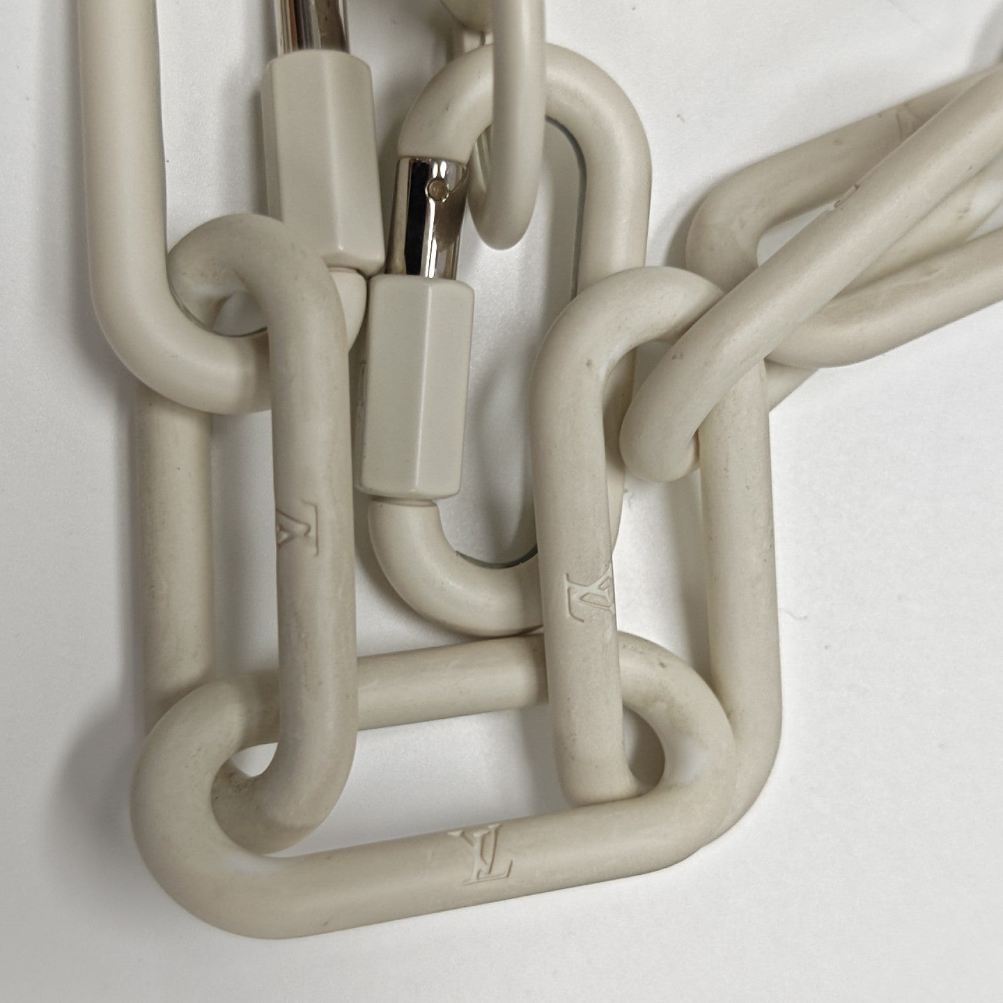 SOFT TRUNK Monogram Calfskin White
