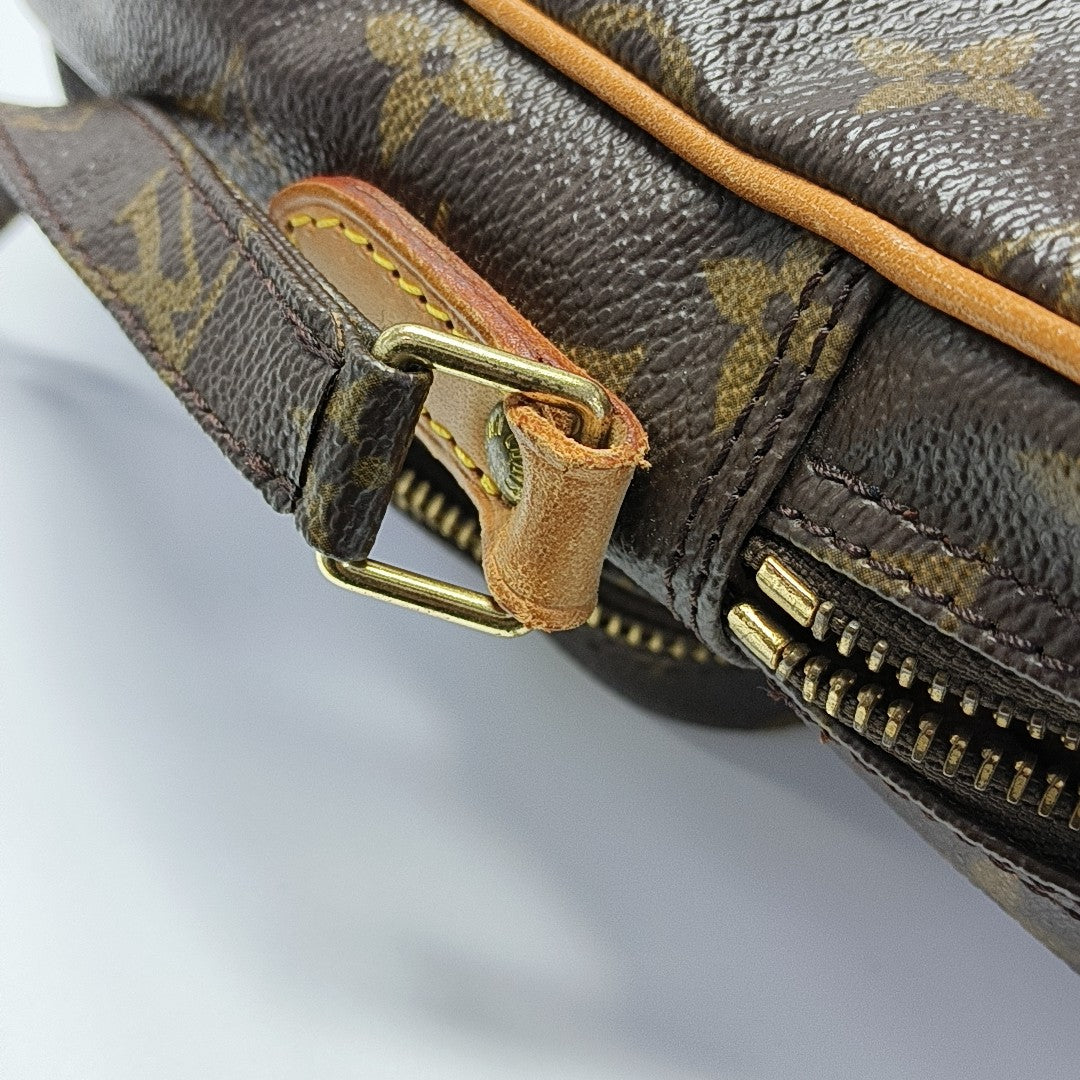 DANUBE Monogram Coated Canvas Brown