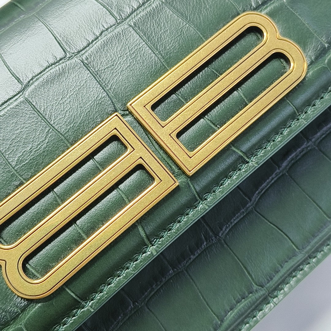 Calfskin Shoulder Bag Green