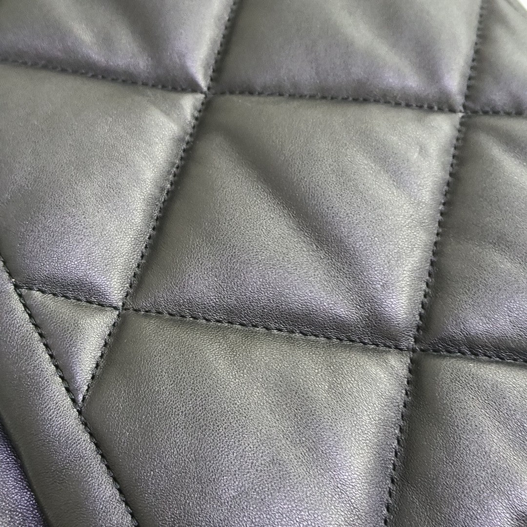 Quilted Lambskin Black