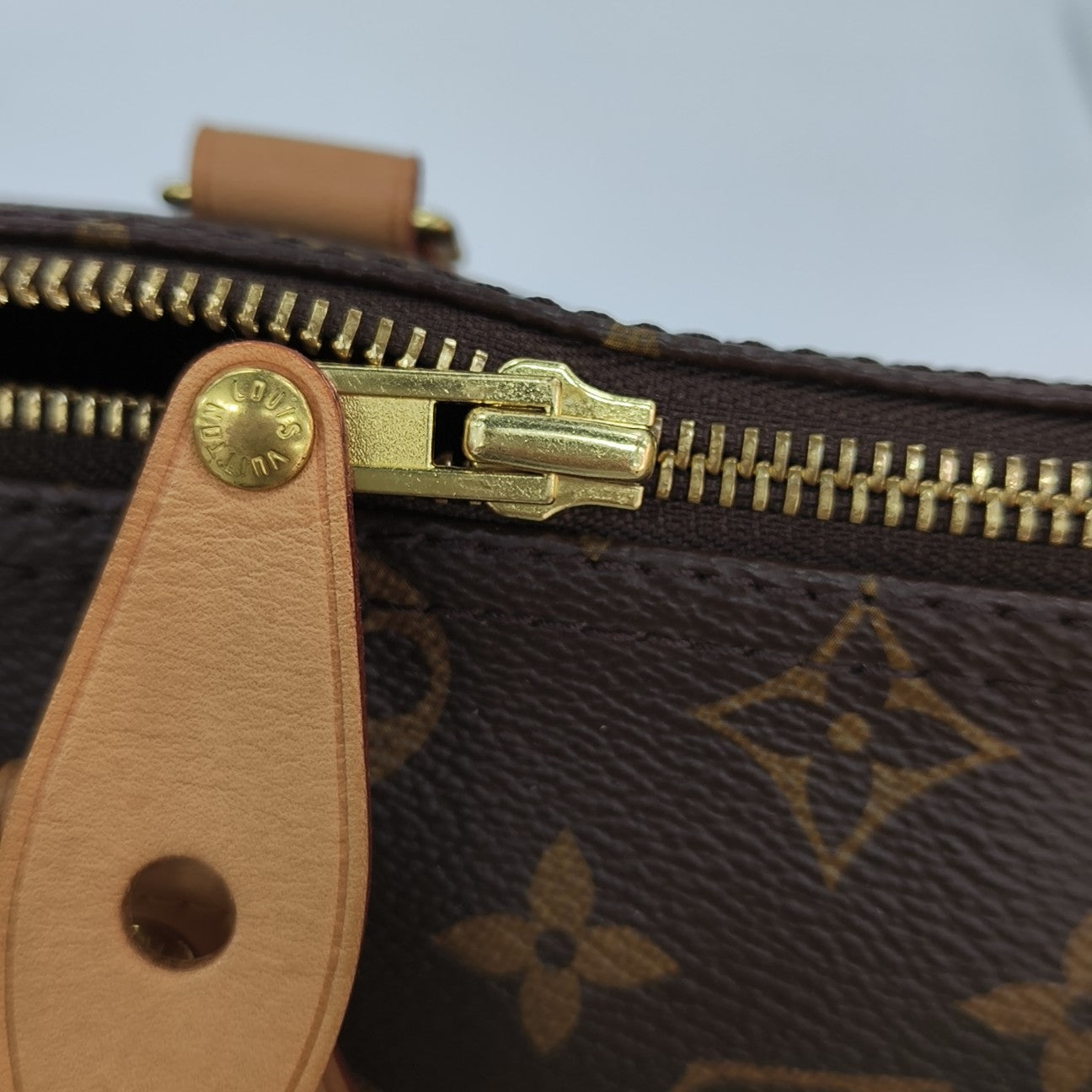 SPEEDY 25 Monogram Coated Canvas Brown