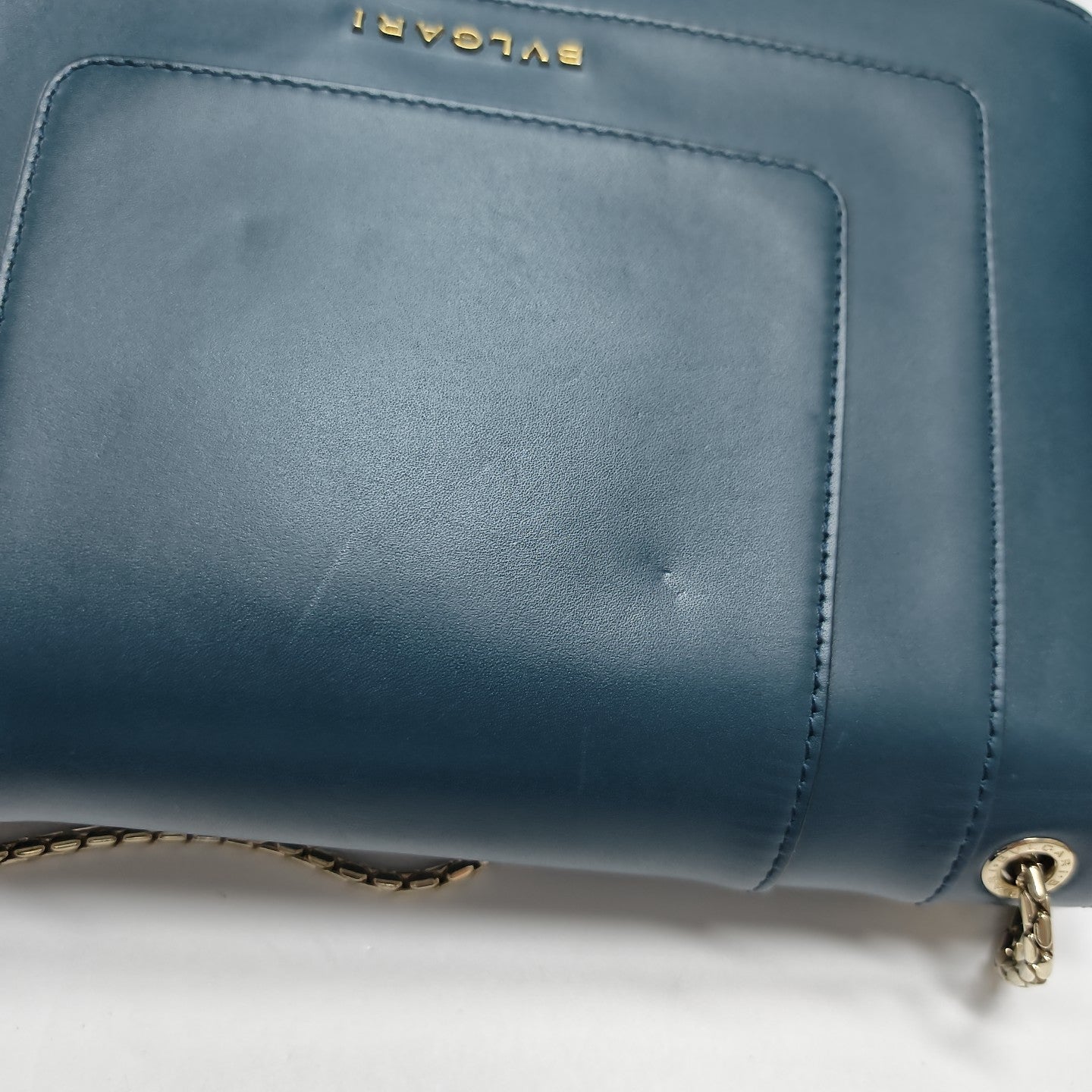 SERPENTI FOREVER Medium Calfskin Blue
