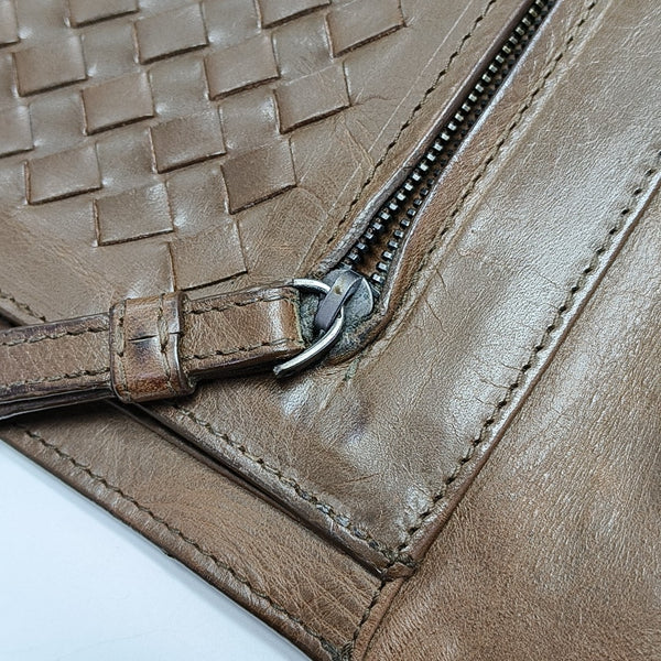 Calfskin Clutch Brown