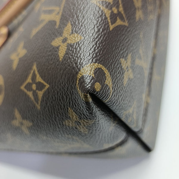 BOETIE PM Monogram Coated Canvas Brown