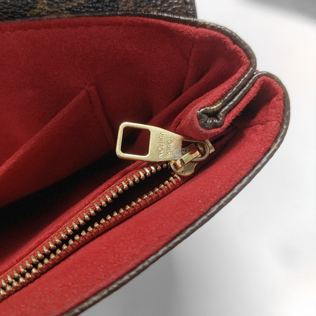 SAINT PLACIDE Monogram Coated Canvas Brown