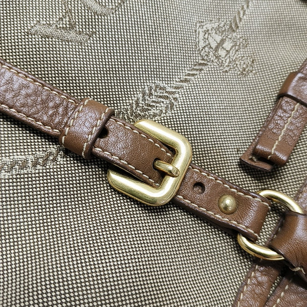 Fabric Tote Bag Brown