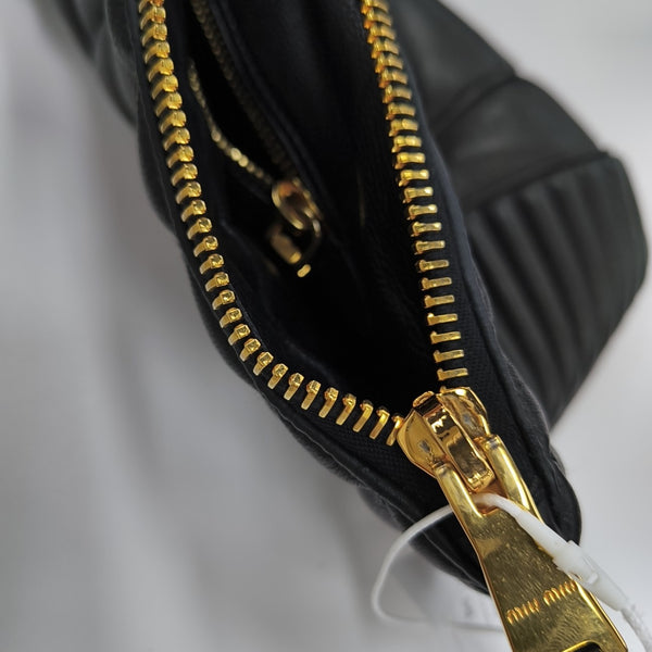 Quilted Lambskin Clutch Black