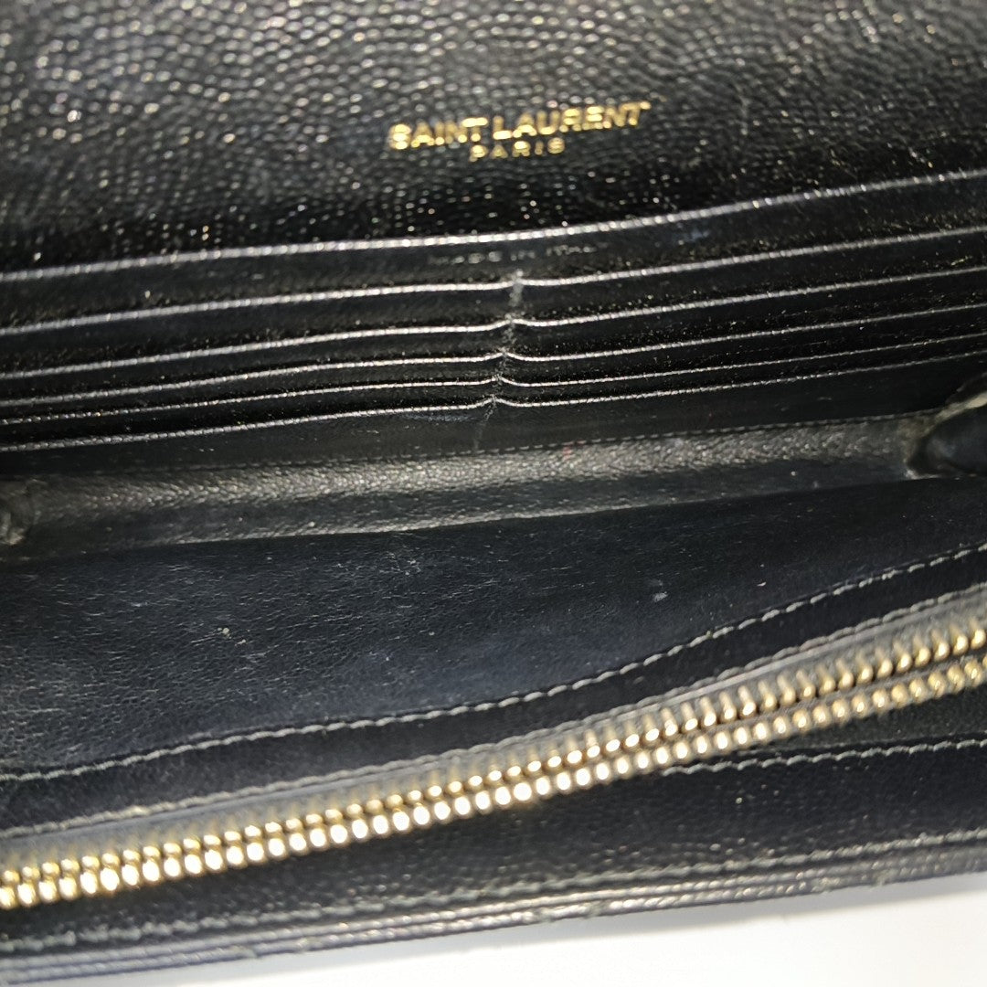 MONOGRAM Medium Chevron Calfskin Black