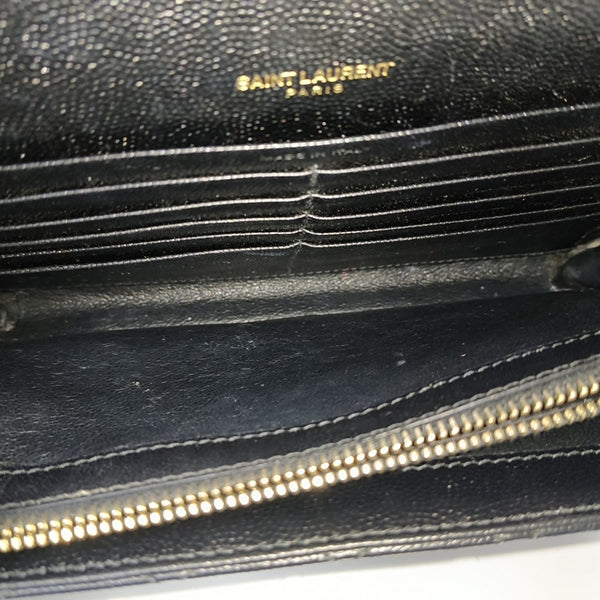 MONOGRAM Medium Chevron Calfskin Black