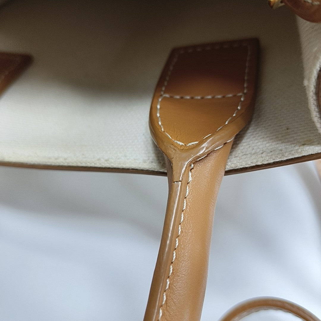 CABAS CELINE Mini Canvas White