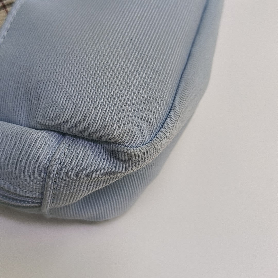 Canvas Clutch Blue