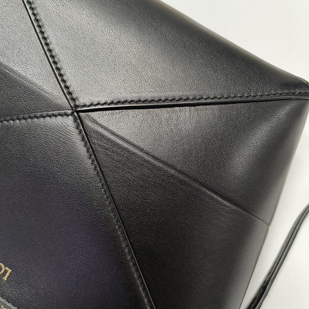 Origami Ala Quilted Lambskin Black