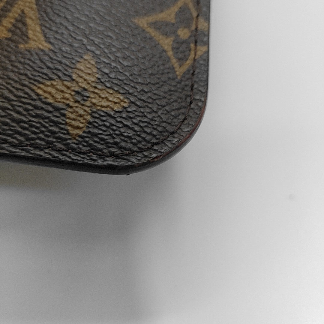 NEVERFULL MM Monogram Coated Canvas Brown