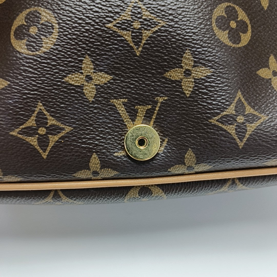 DIANE Monogram Coated Canvas Brown