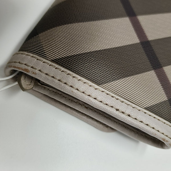 Coated Canvas Wallet Gray