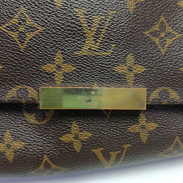 FAVORITE PM Monogram Coated Canvas Brown