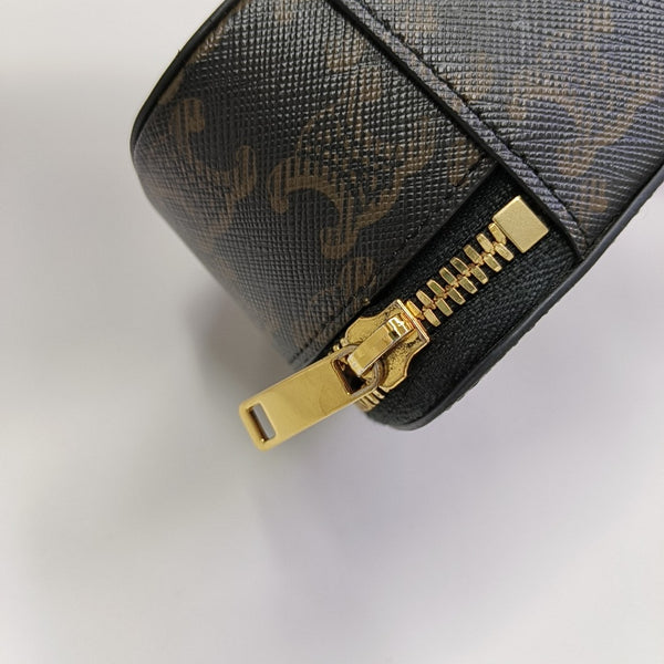 TRIOMPHE Mini Coated Canvas Brown