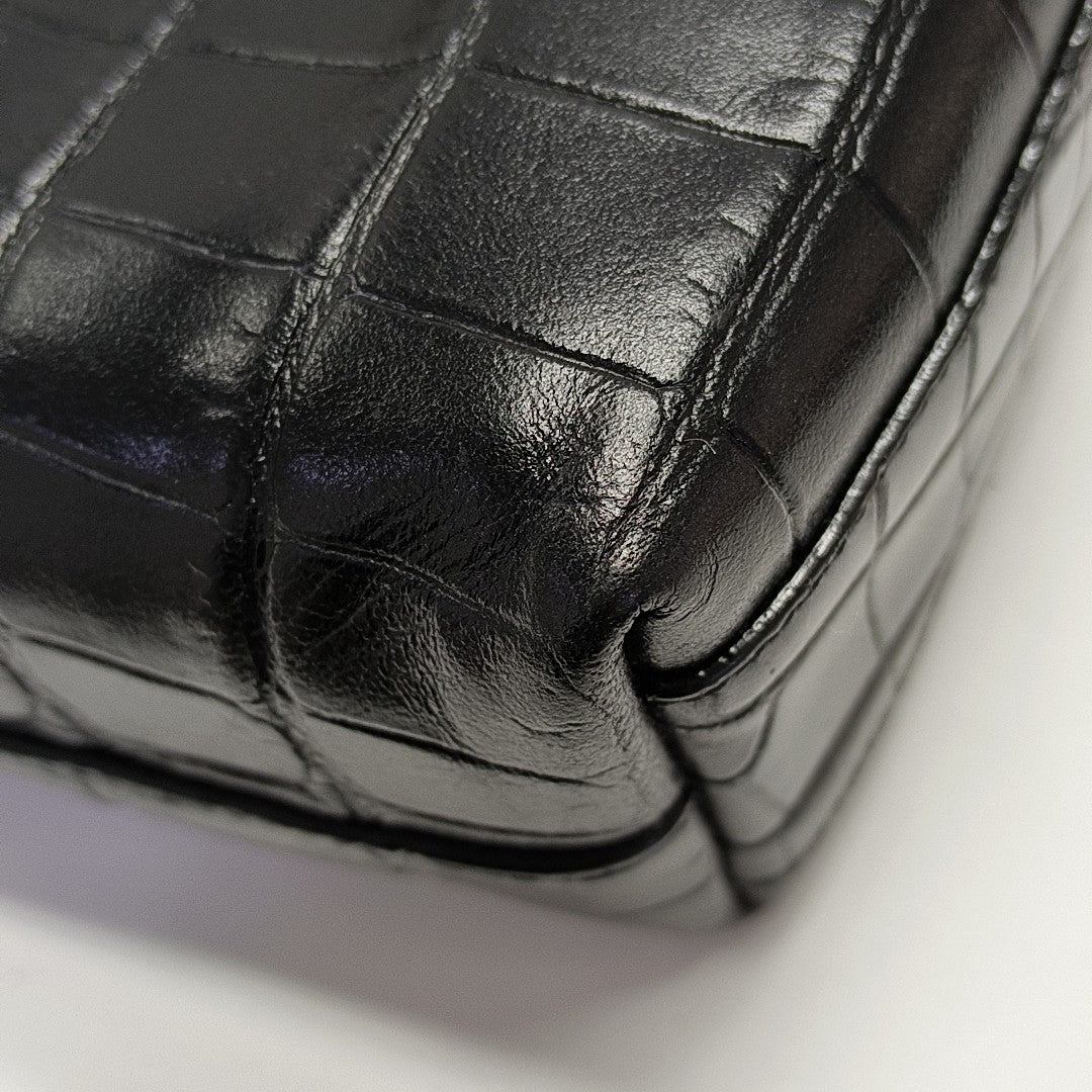 Calfskin Shoulder Bag Black