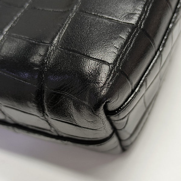 Calfskin Shoulder Bag Black