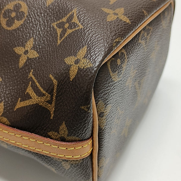 NÉONOÉ Nano Monogram Coated Canvas Brown