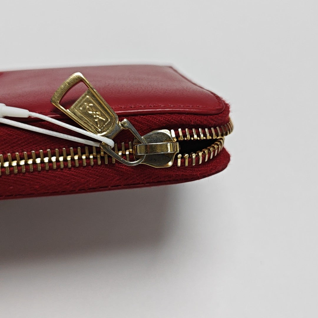 MONOGRAM Quilted Calfskin Red Wallet