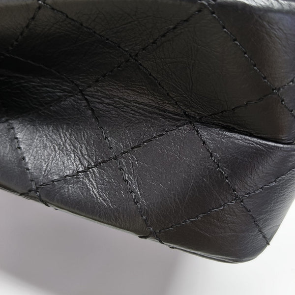 2.55 227 (jumbo) Quilted Calfskin Black