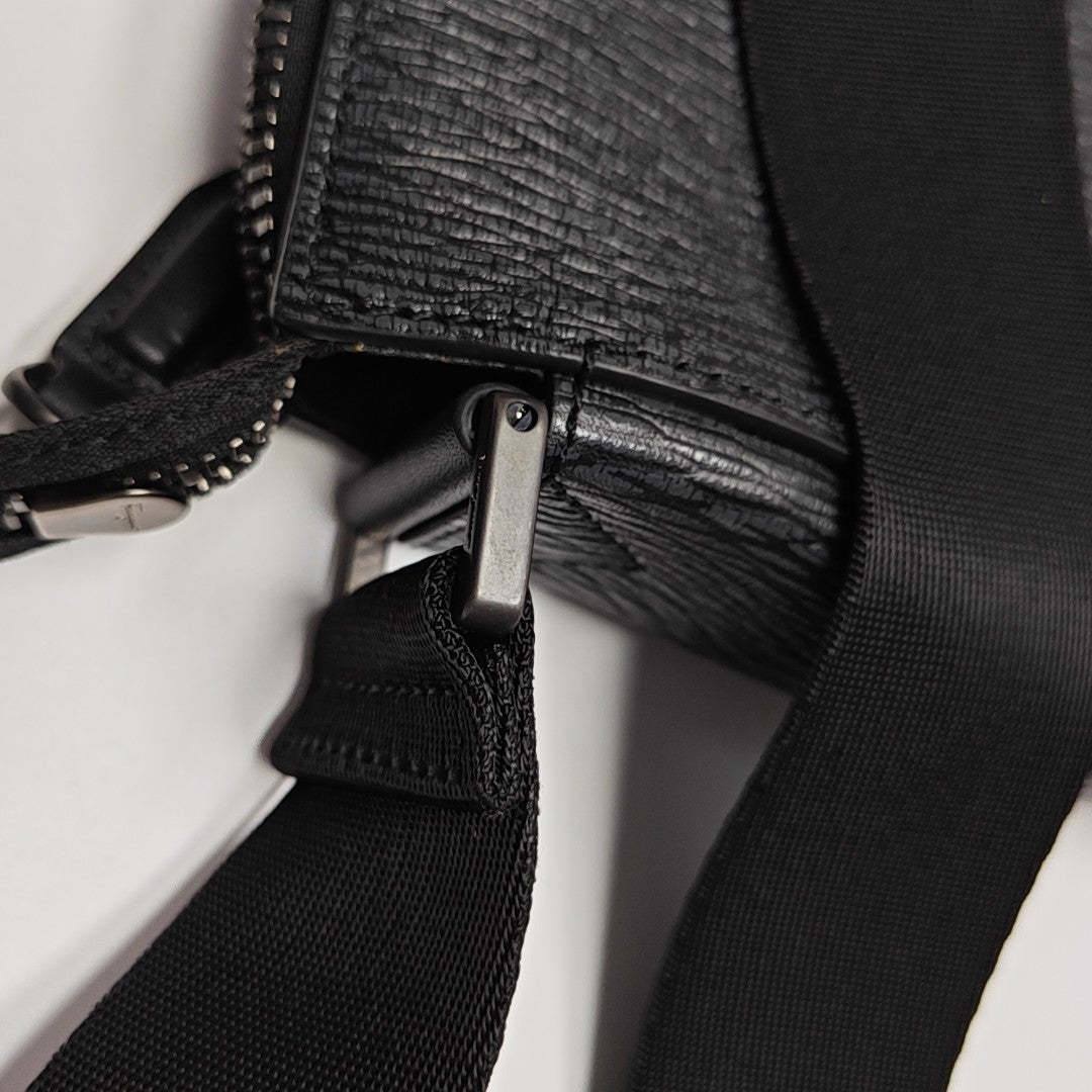Calfskin Shoulder Bag Black